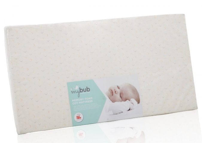 MyBub Memory Foam Cot Mattress