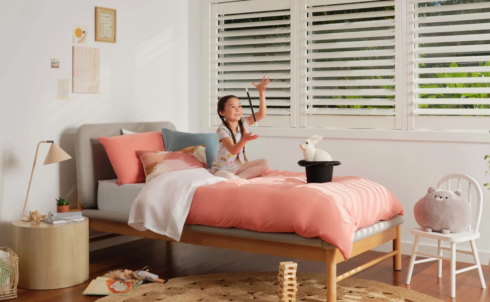 Australian single mattress on Koala Paddington bed base